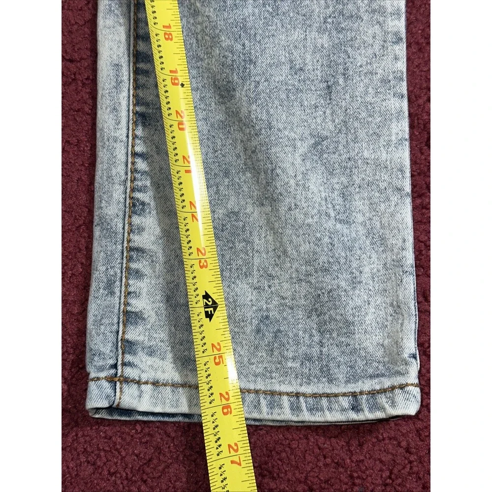 True Religion Ricky Relaxed Straight 10 Jeans 25x26 Blue Distressed Jeans
